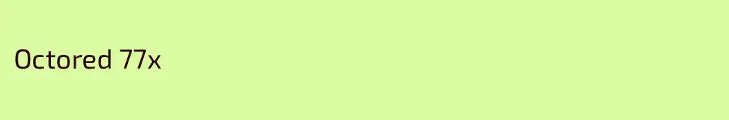 Octored 77x